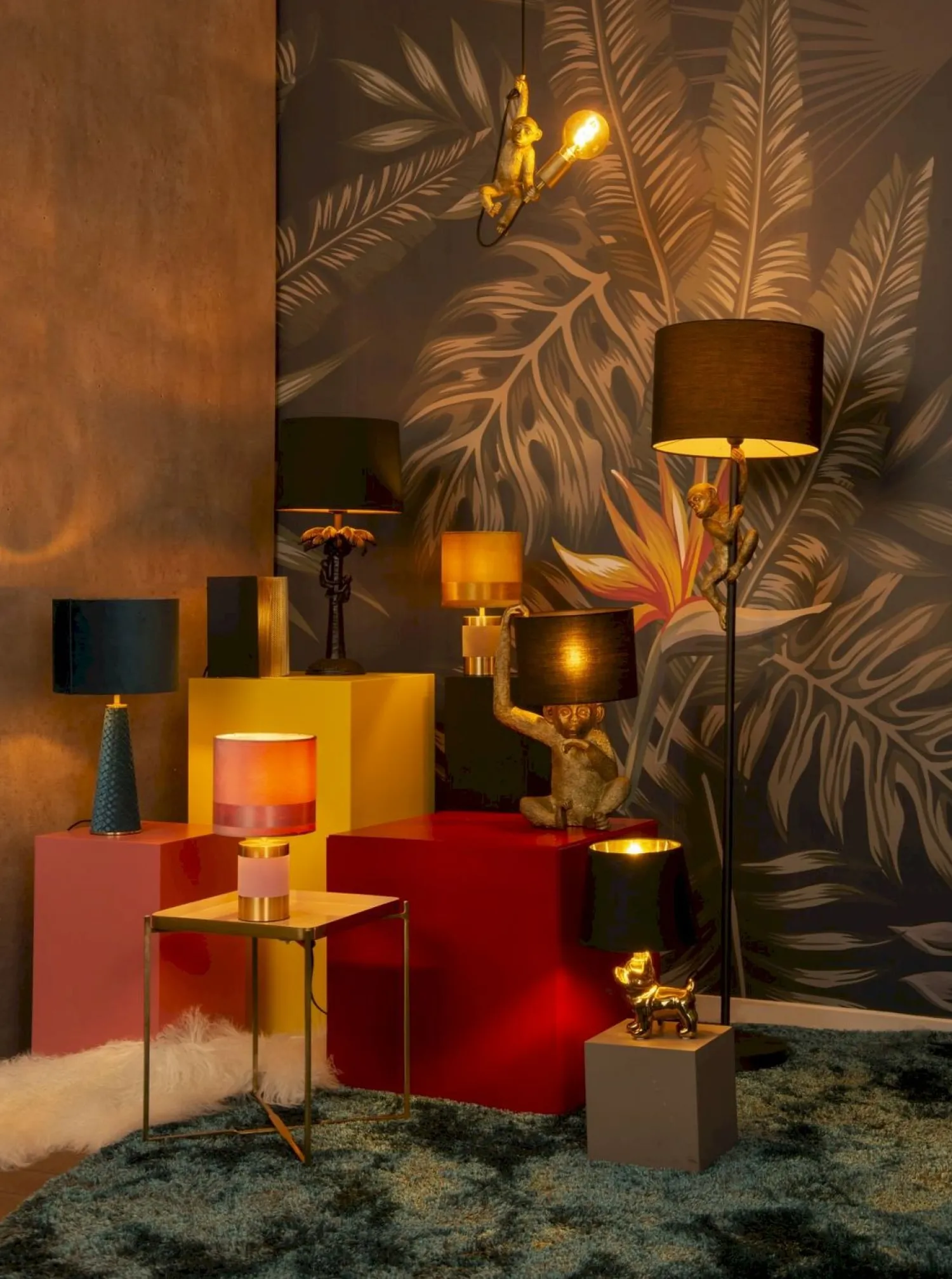 Tafellampen|Tafellampen-Lucide Extravaganza Coconut Tafellamp Zwart