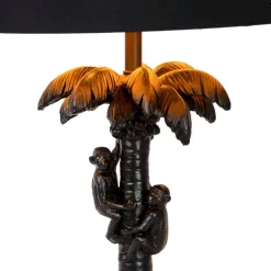Tafellampen|Tafellampen-Lucide Extravaganza Coconut Tafellamp Zwart