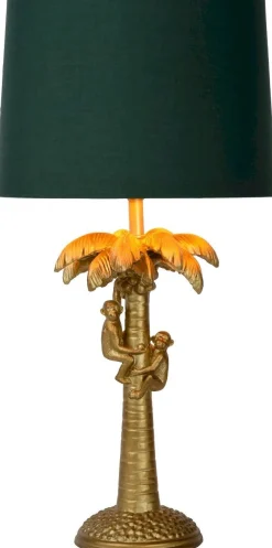 Tafellampen|Tafellampen-Lucide Extravaganza Coconut Tafellamp Goud, Groen