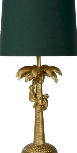 Tafellampen|Tafellampen-Lucide Extravaganza Coconut Tafellamp Goud, Groen