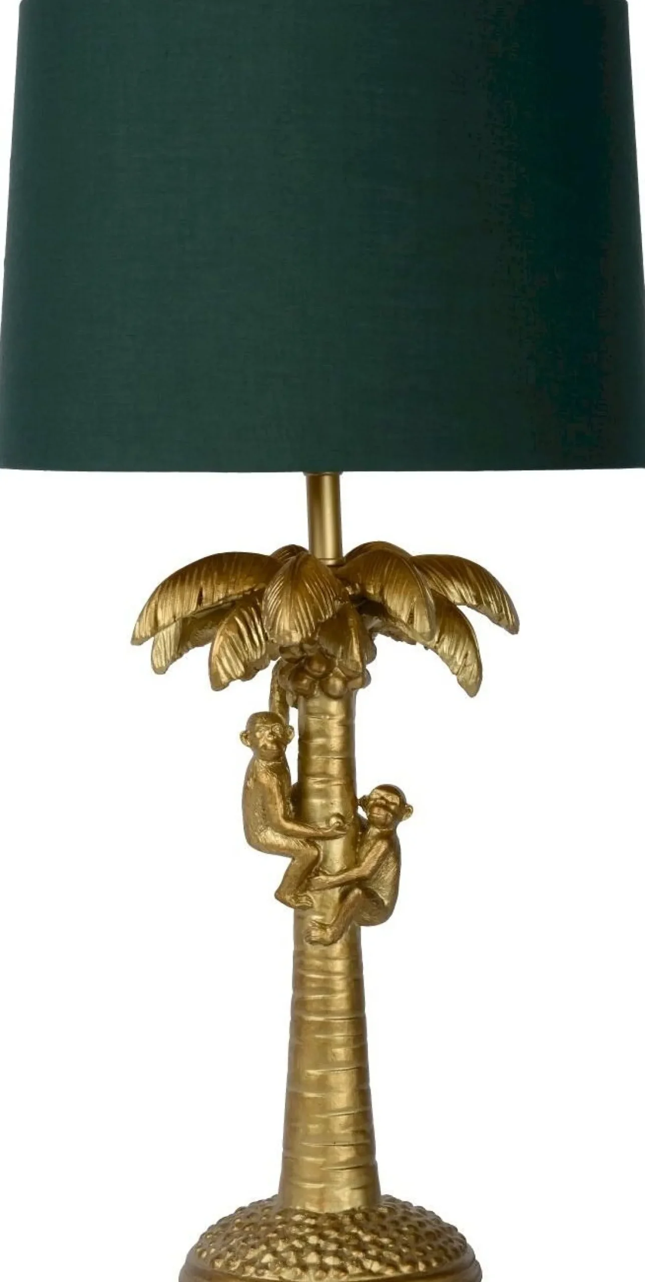 Tafellampen|Tafellampen-Lucide Extravaganza Coconut Tafellamp Goud, Groen