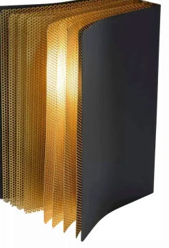 Tafellampen|Tafellampen-Lucide Extravaganza Livret Tafellamp Zwart, Goud