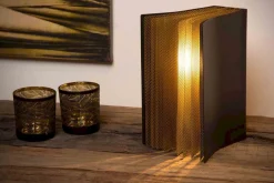 Tafellampen|Tafellampen-Lucide Extravaganza Livret Tafellamp Zwart, Goud