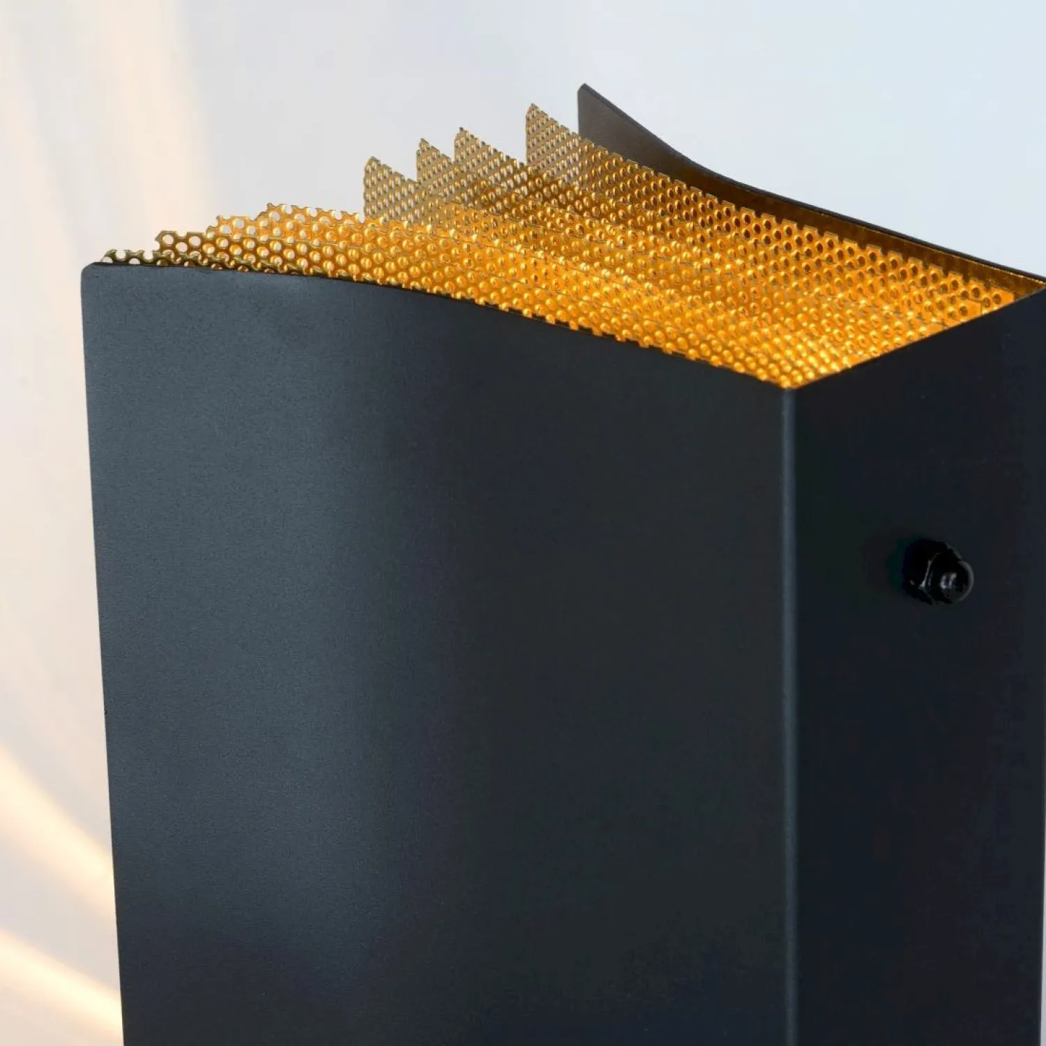Tafellampen|Tafellampen-Lucide Extravaganza Livret Tafellamp Zwart, Goud