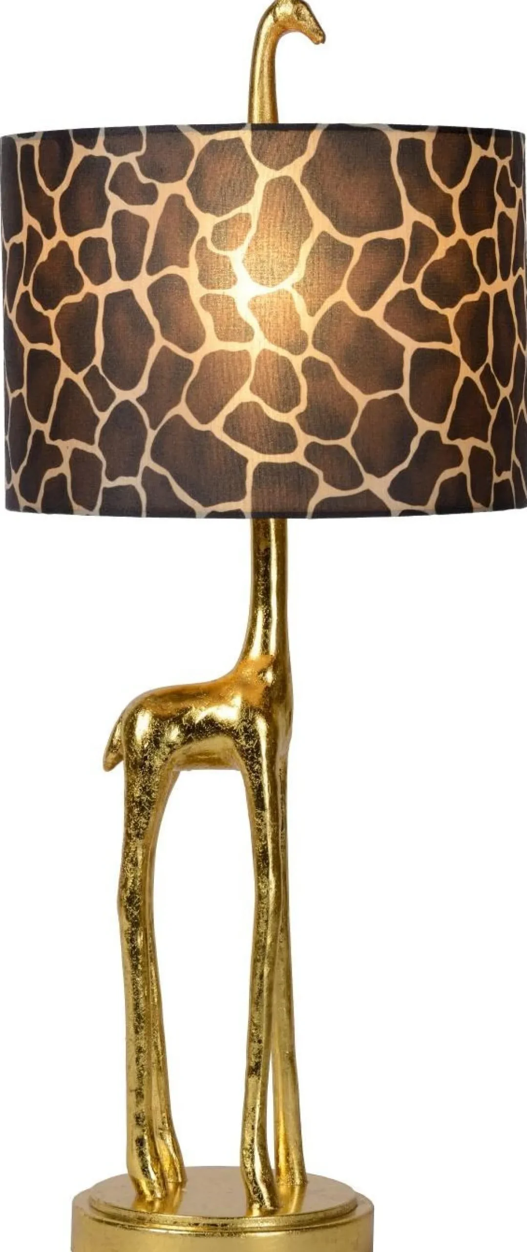 Tafellampen|Tafellampen-Lucide Extravaganza Miss Tall Tafellamp Goud, Bruin