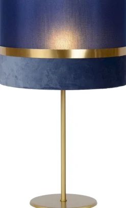 Tafellampen|Tafellampen-Lucide Extravaganza Tusse Tafellamp Blauw, Goud