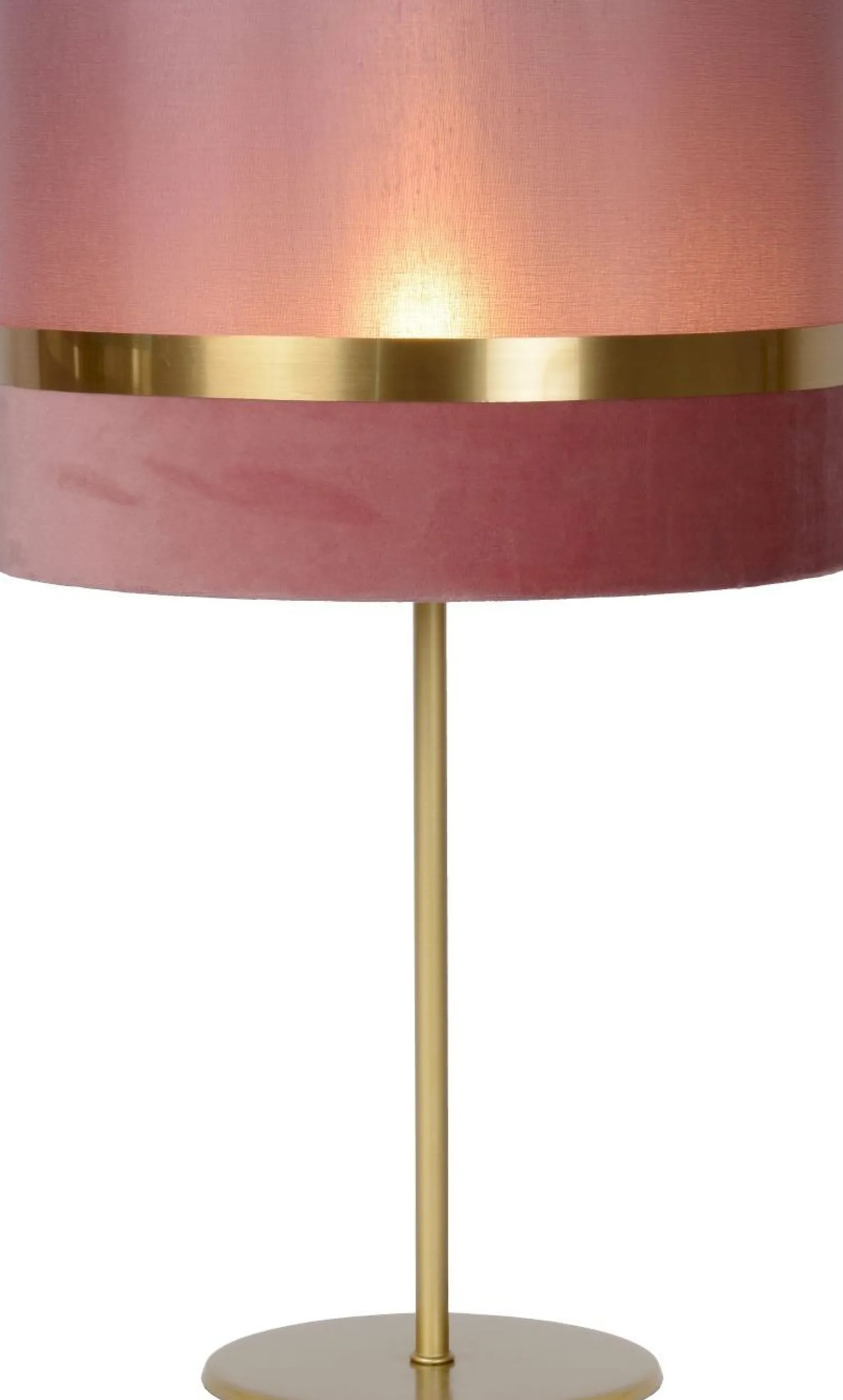 Tafellampen|Tafellampen-Lucide Extravaganza Tusse Tafellamp Roze, Goud