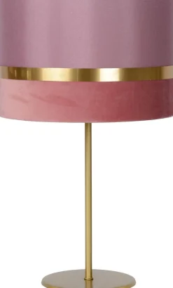 Tafellampen|Tafellampen-Lucide Extravaganza Tusse Tafellamp Roze, Goud
