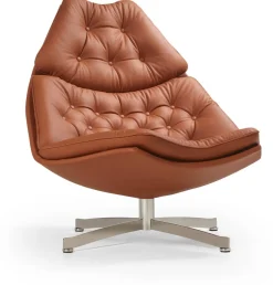 Leren Fauteuils|Design Fauteuils-Artifort F587 Fauteuil Bruin
