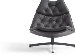 Leren Fauteuils|Design Fauteuils-Artifort F587 Fauteuil Bruin