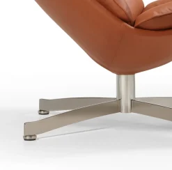 Leren Fauteuils|Design Fauteuils-Artifort F587 Fauteuil Bruin