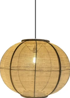 Hanglampen|Hanglampen-Eijerkamp Collectie Fabric Hanglamp Sand