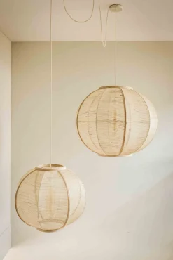 Hanglampen|Hanglampen-Eijerkamp Collectie Fabric Hanglamp Sand