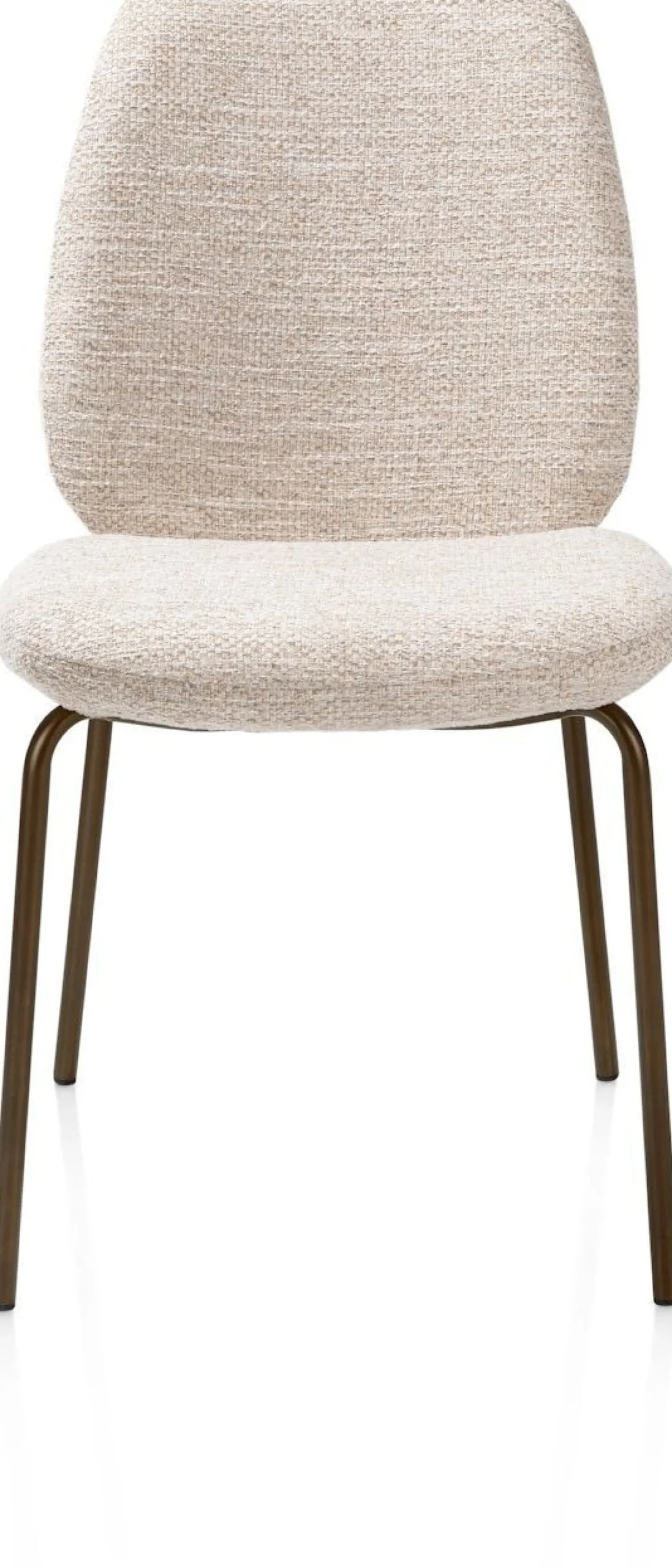Eetkamerstoelen Zonder Armleuning-XOOON Fae Eetkamerstoel Creme