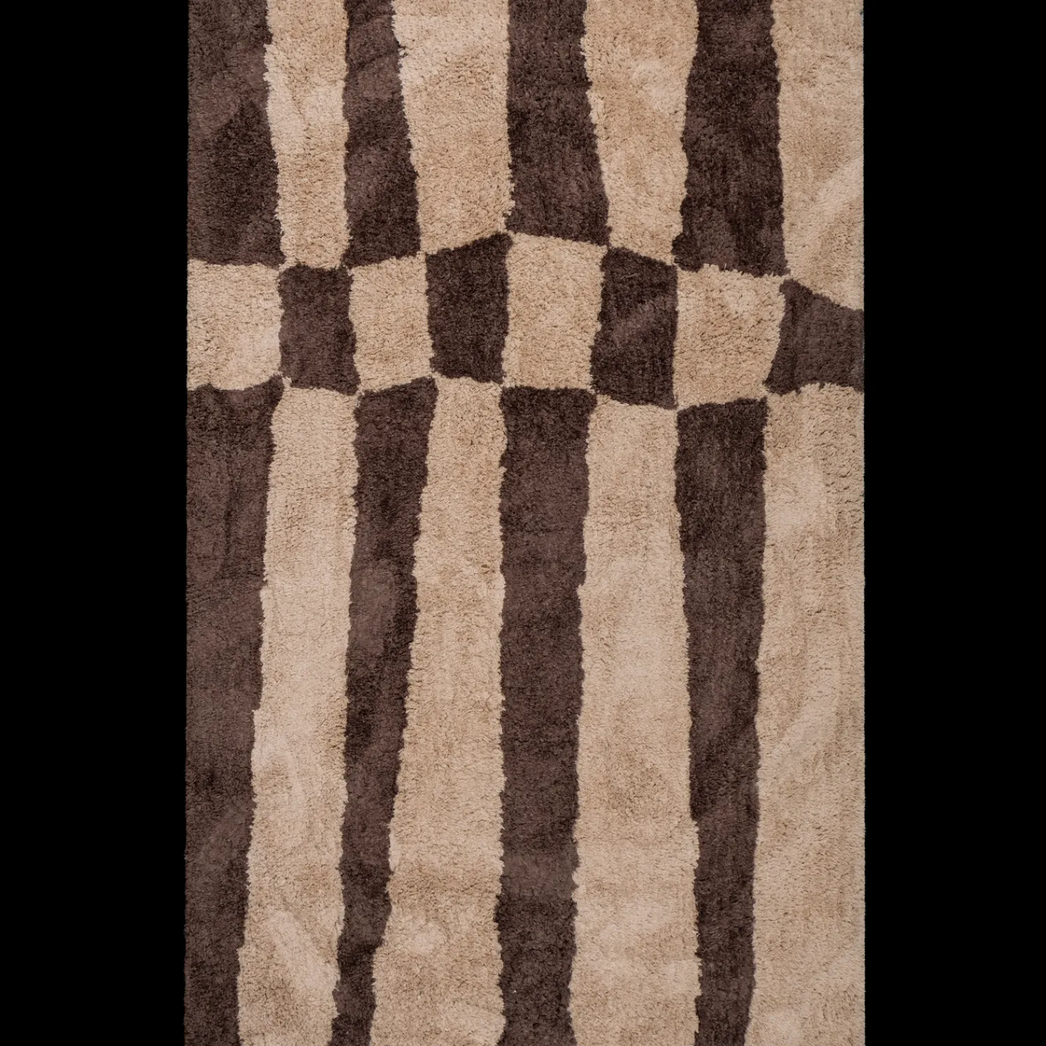 Vloerkleden|Wollen Vloerkleden-WOOOD Fafa Vloerkleed Natural, Brown