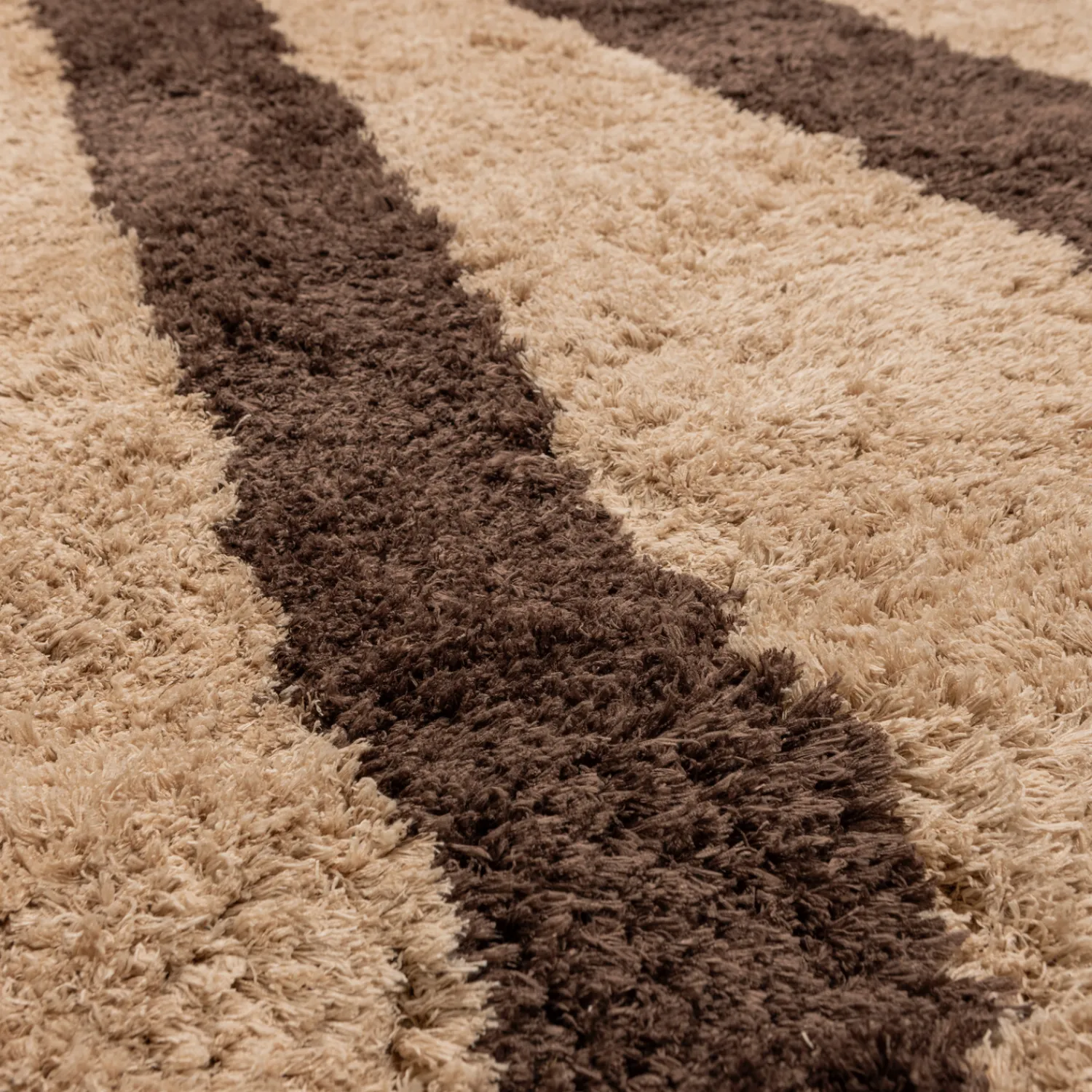 Vloerkleden|Wollen Vloerkleden-WOOOD Fafa Vloerkleed Natural, Brown