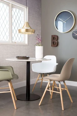 Vazen & Potten-Zuiver Fajen Marble Vaas White