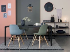 Vazen & Potten-Zuiver Fajen Marble Vaas Black
