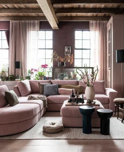 Elementenbanken-vtwonen Family Hoek Elementenbank Pink