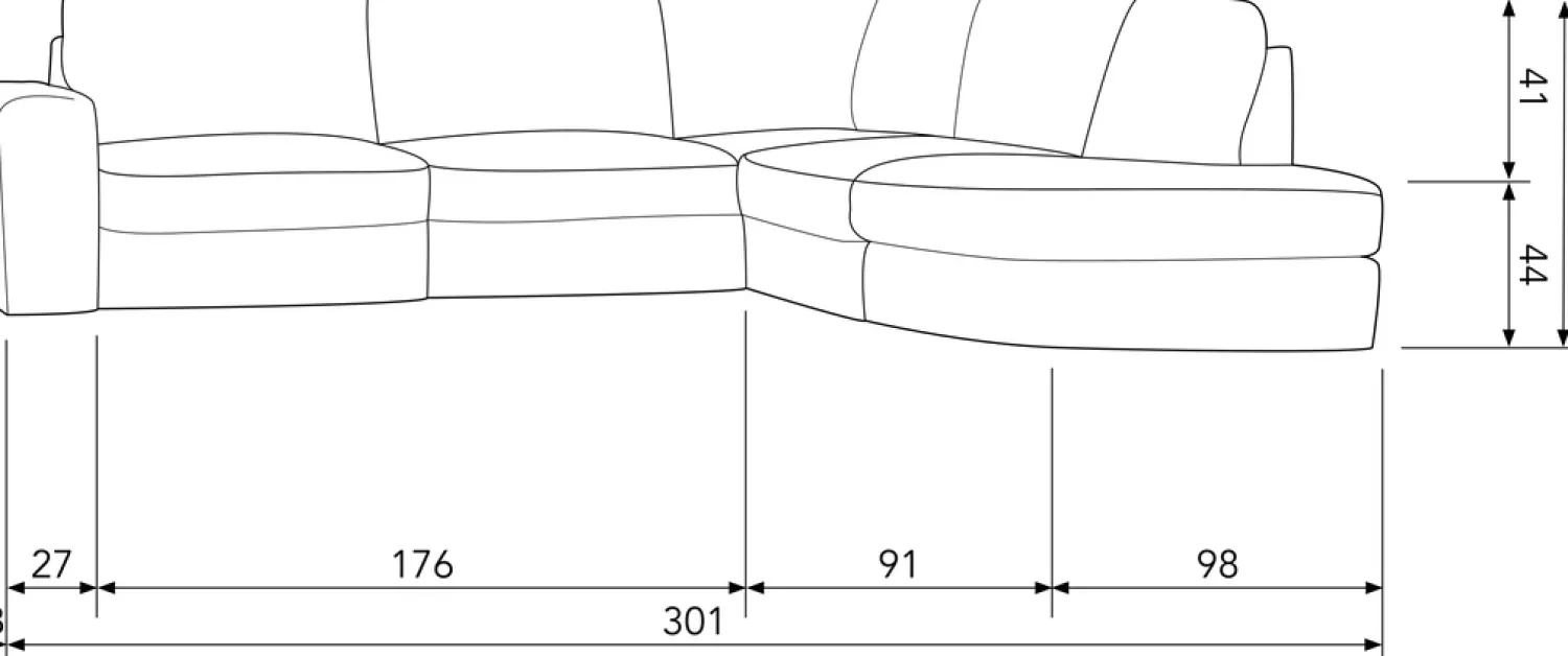 Hoekbanken-vtwonen Family Hoekbank Warm Grey