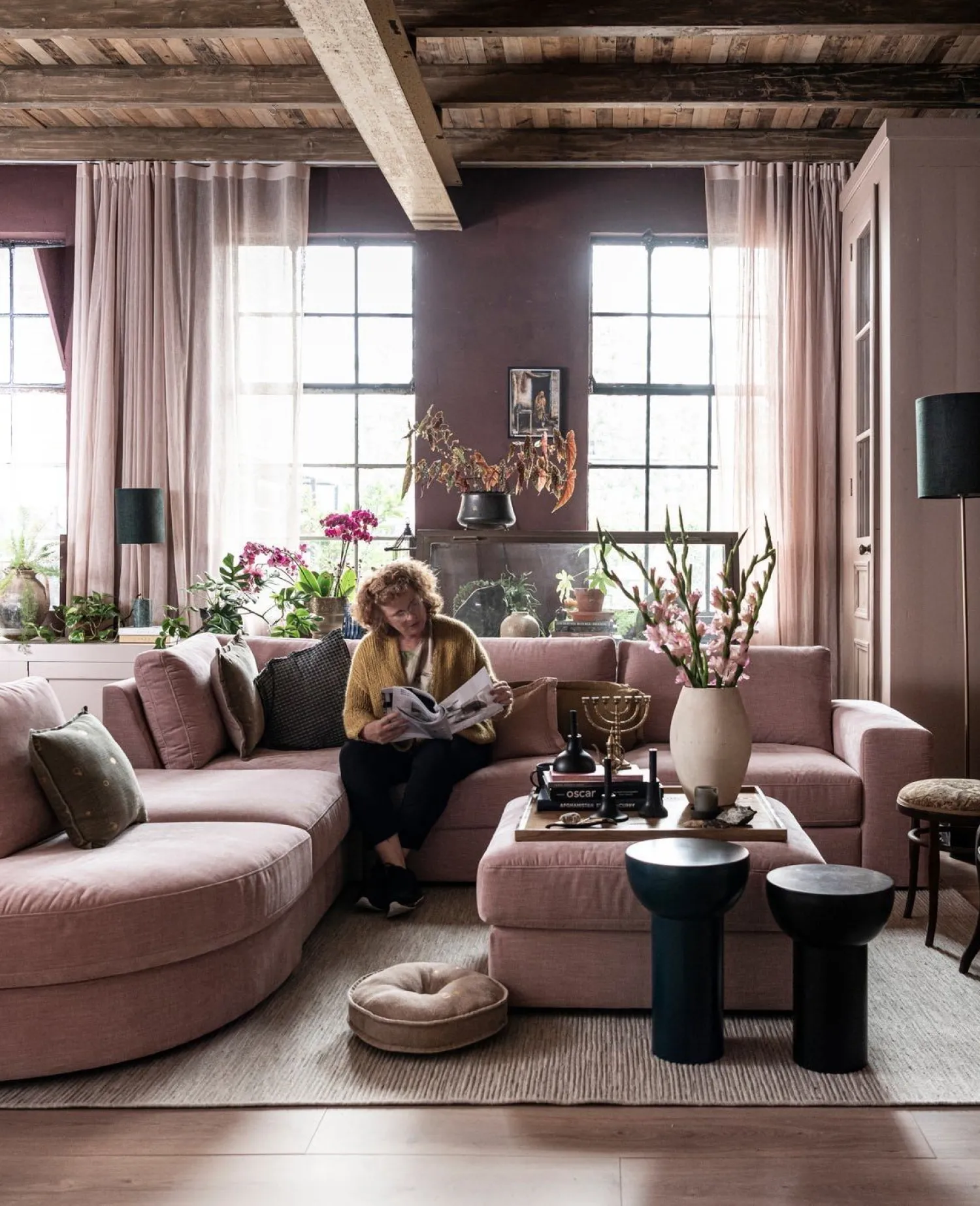 Elementenbanken-vtwonen Family 1-zits Elementenbank Pink