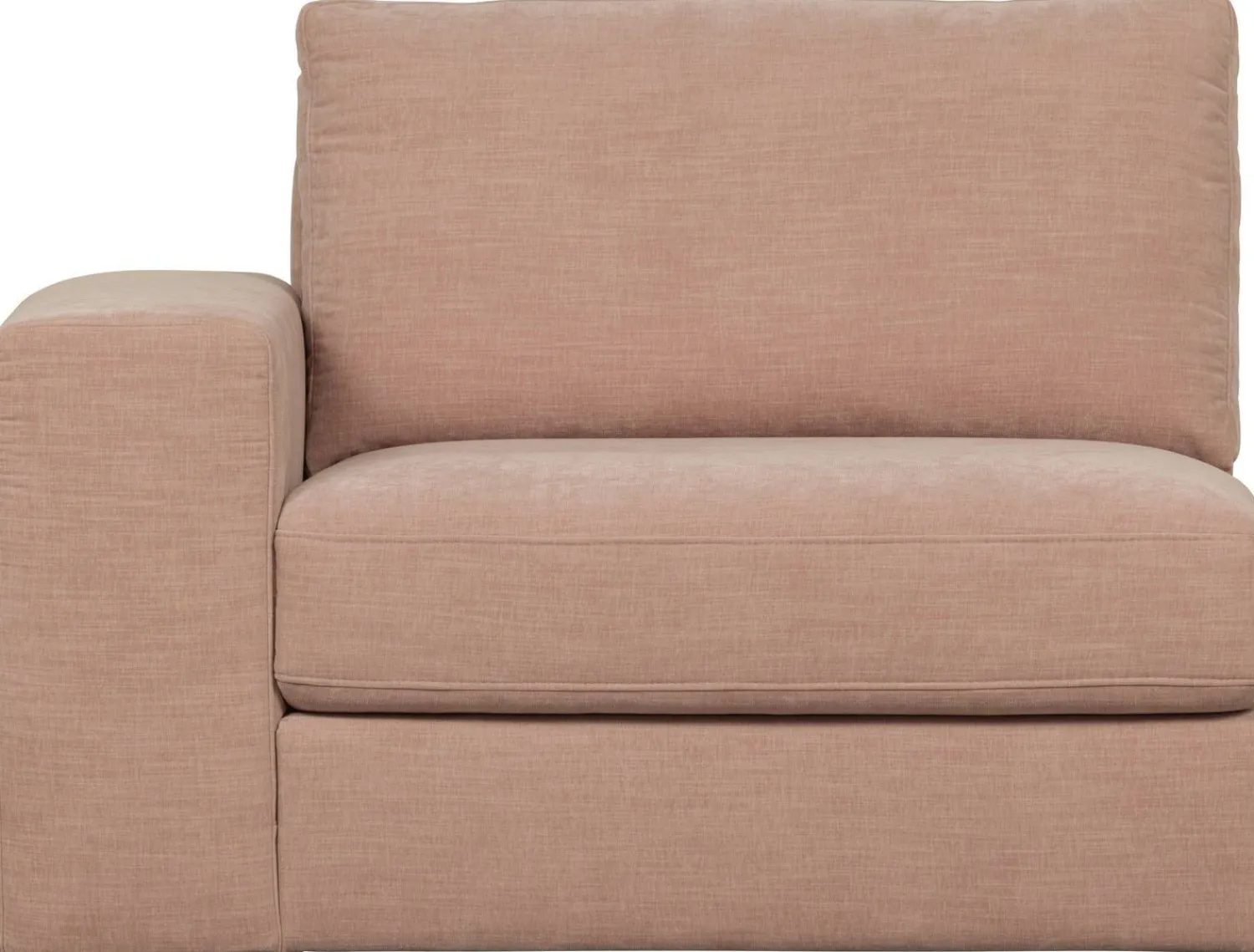 Elementenbanken-vtwonen Family 1-zits met arm links Elementenbank Pink