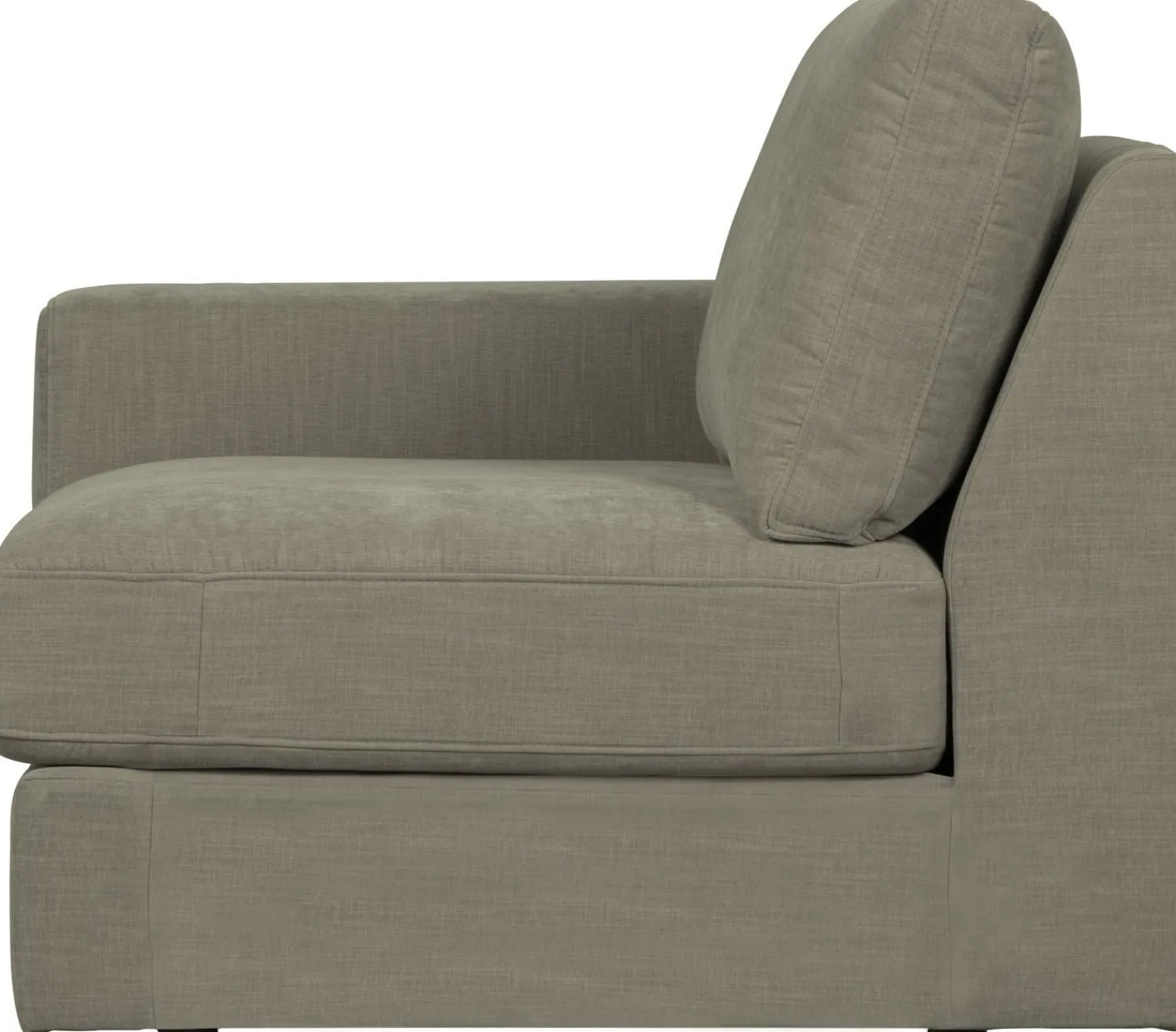 Elementenbanken-vtwonen Family 1-zits met arm links Elementenbank Warm Grey