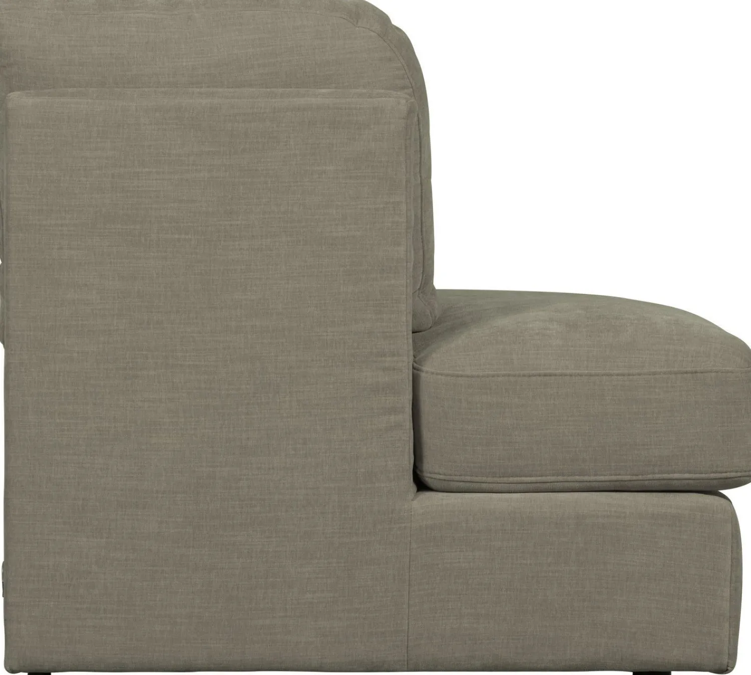 Elementenbanken-vtwonen Family 1-zits ronde hoek links Elementenbank Warm Grey