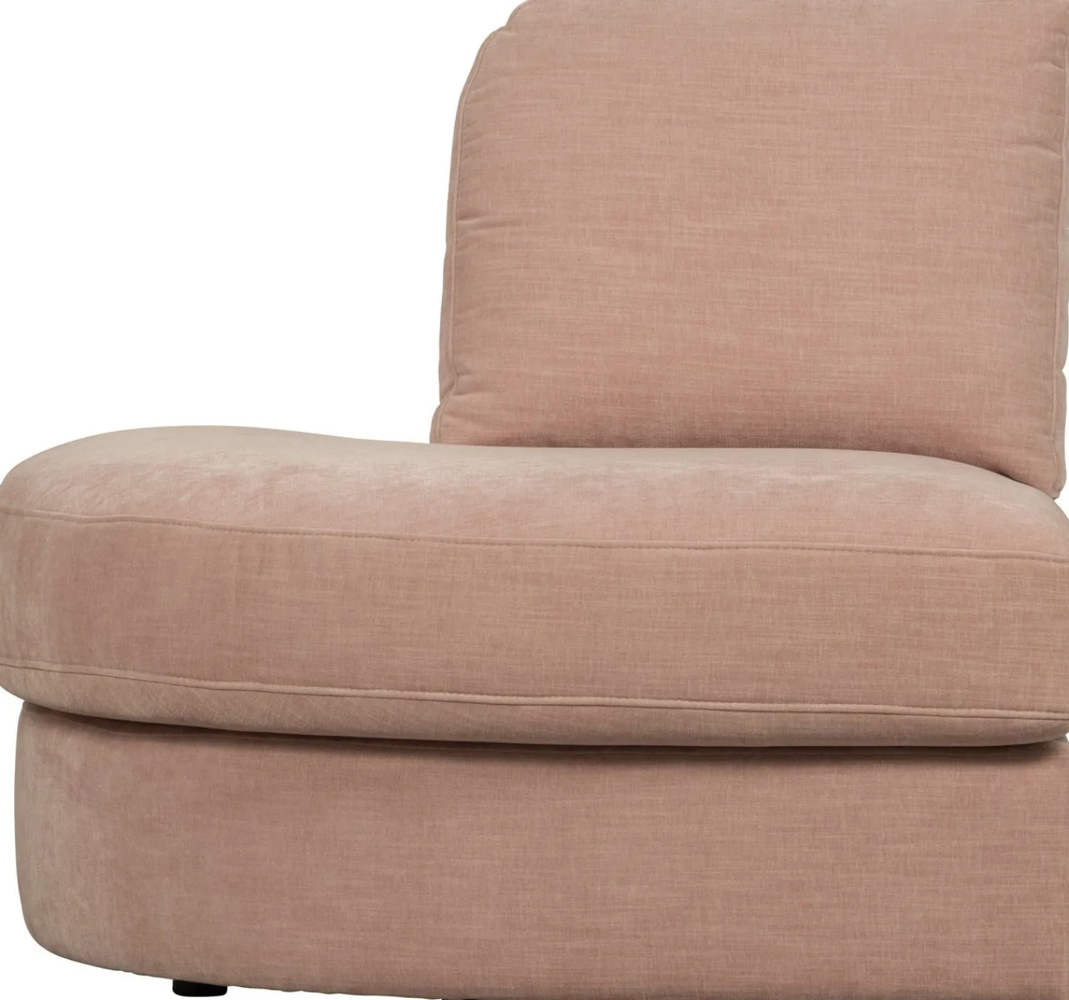 Elementenbanken-vtwonen Family 1-zits ronde hoek links Elementenbank Pink