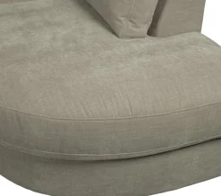 Elementenbanken-vtwonen Family 1-zits ronde hoek rechts Elementenbank Warm Grey