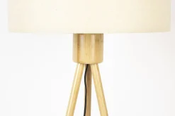 Houten Vloerlampen|Vloerlampen-Zuiver Fan Bamboo Vloerlamp Naturel