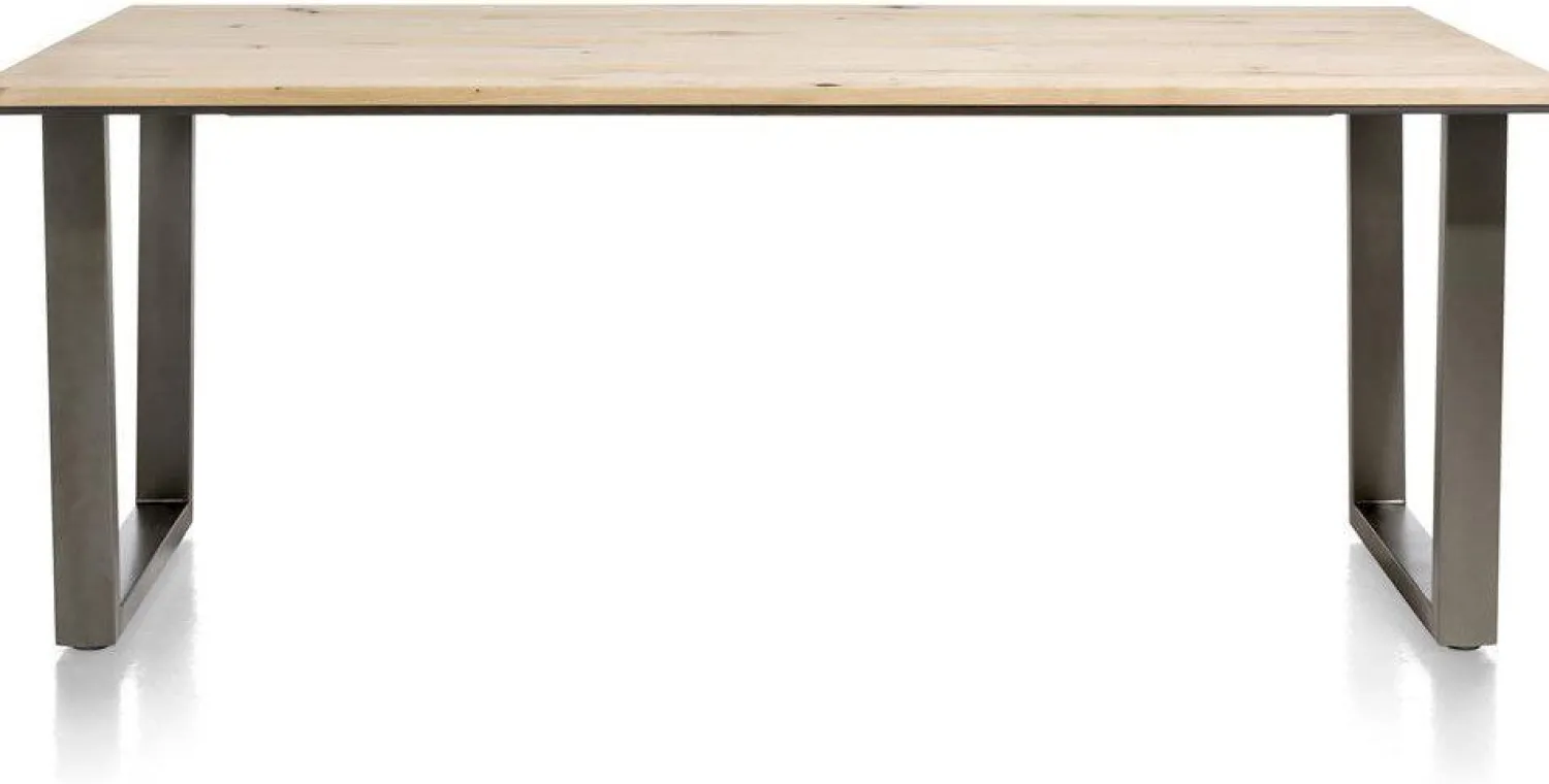Rechthoekige Eettafels-XOOON Faneur Eettafel naturel