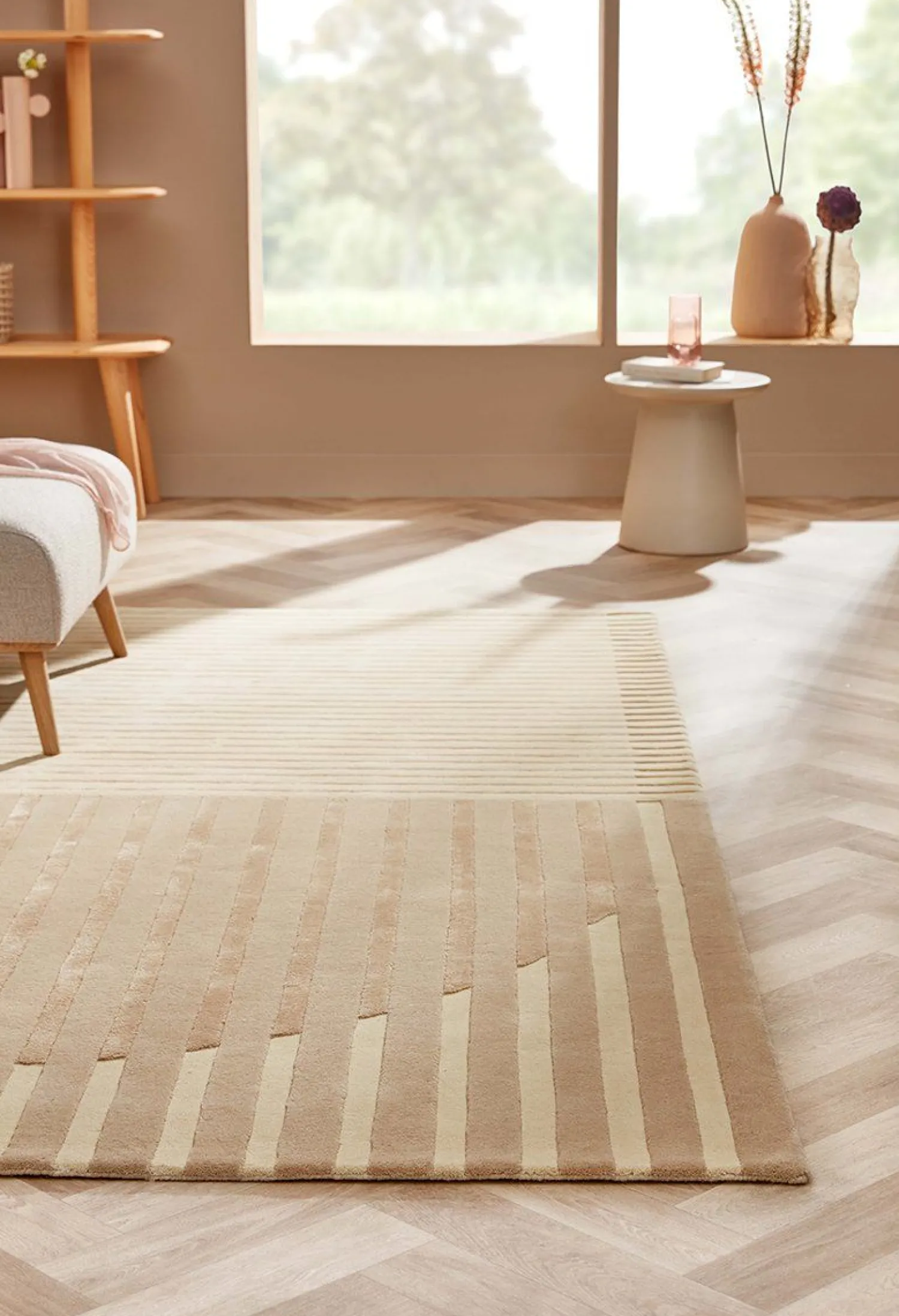 Vloerkleden|Wollen Vloerkleden-Brinker Carpets Fano Vloerkleed White-beige