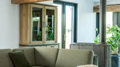 Buffetkasten|Buffetkasten-Henders en Hazel Farmland Buffetkast Railway Brown