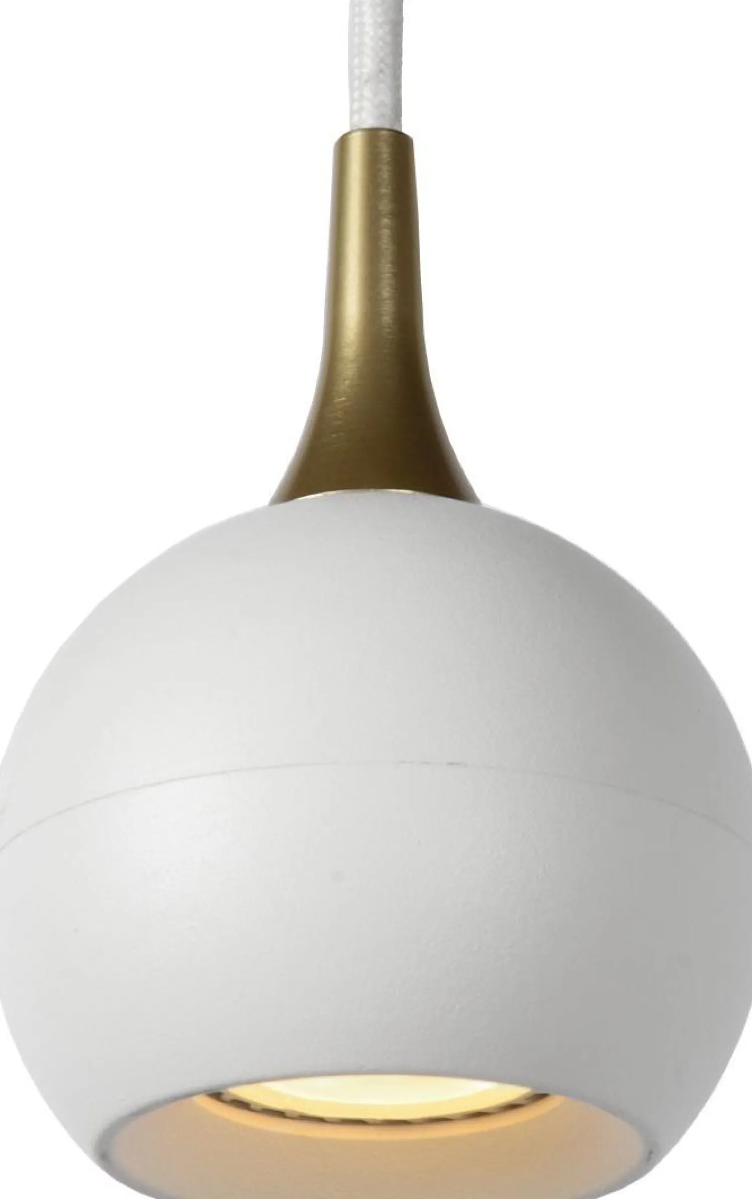 Hanglampen|Hanglampen-Lucide Favori Hanglamp Wit, Goud