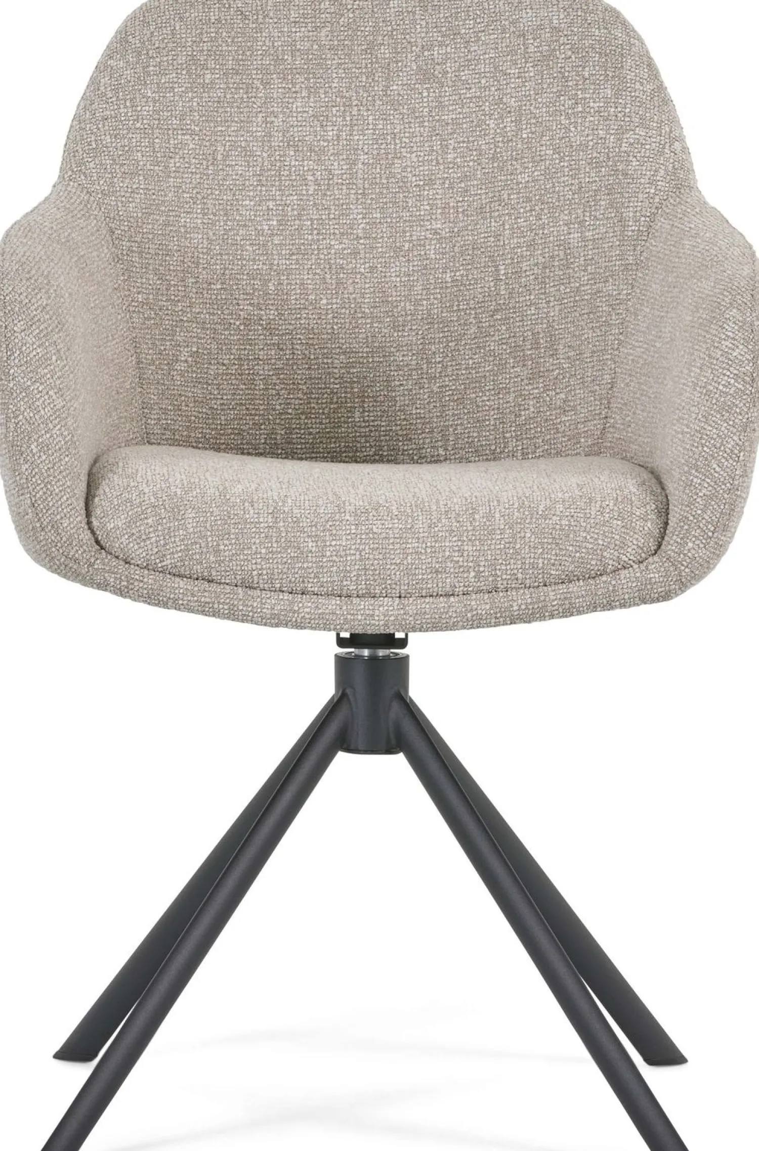 Eetkamerstoelen Met Armleuning-Montèl Fay Eetkamerstoel Beige