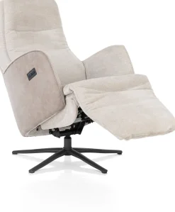 Draaifauteuils|Relaxfauteuils-Henders en Hazel Felino Incl. Accu Relaxfauteuil Kiezel