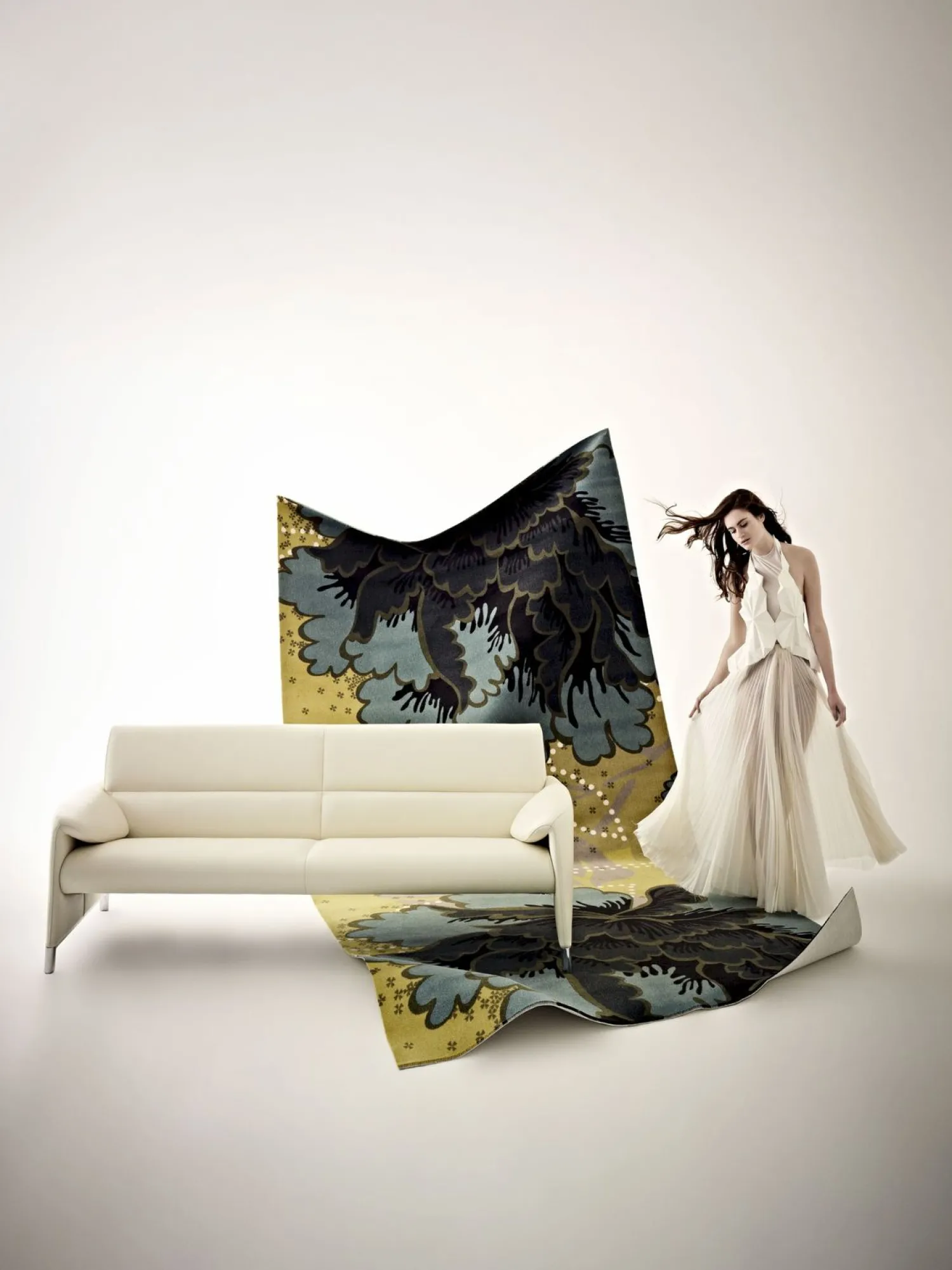 Zitbanken-Leolux Felizia Bank Wit