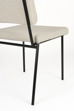 Eetkamerstoelen Met Armleuning-Zuiver Fellow (set van 2) Eetkamerstoel Grijs