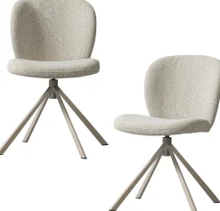 Eetkamerstoelen Zonder Armleuning-WOOOD Femke Eetkamerstoel Natural