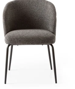 Eetkamerstoelen Zonder Armleuning-Feelings Wonen Femke Eetkamerstoel Antraciet