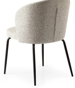 Eetkamerstoelen Zonder Armleuning-Feelings Wonen Femke Eetkamerstoel Grey Camel