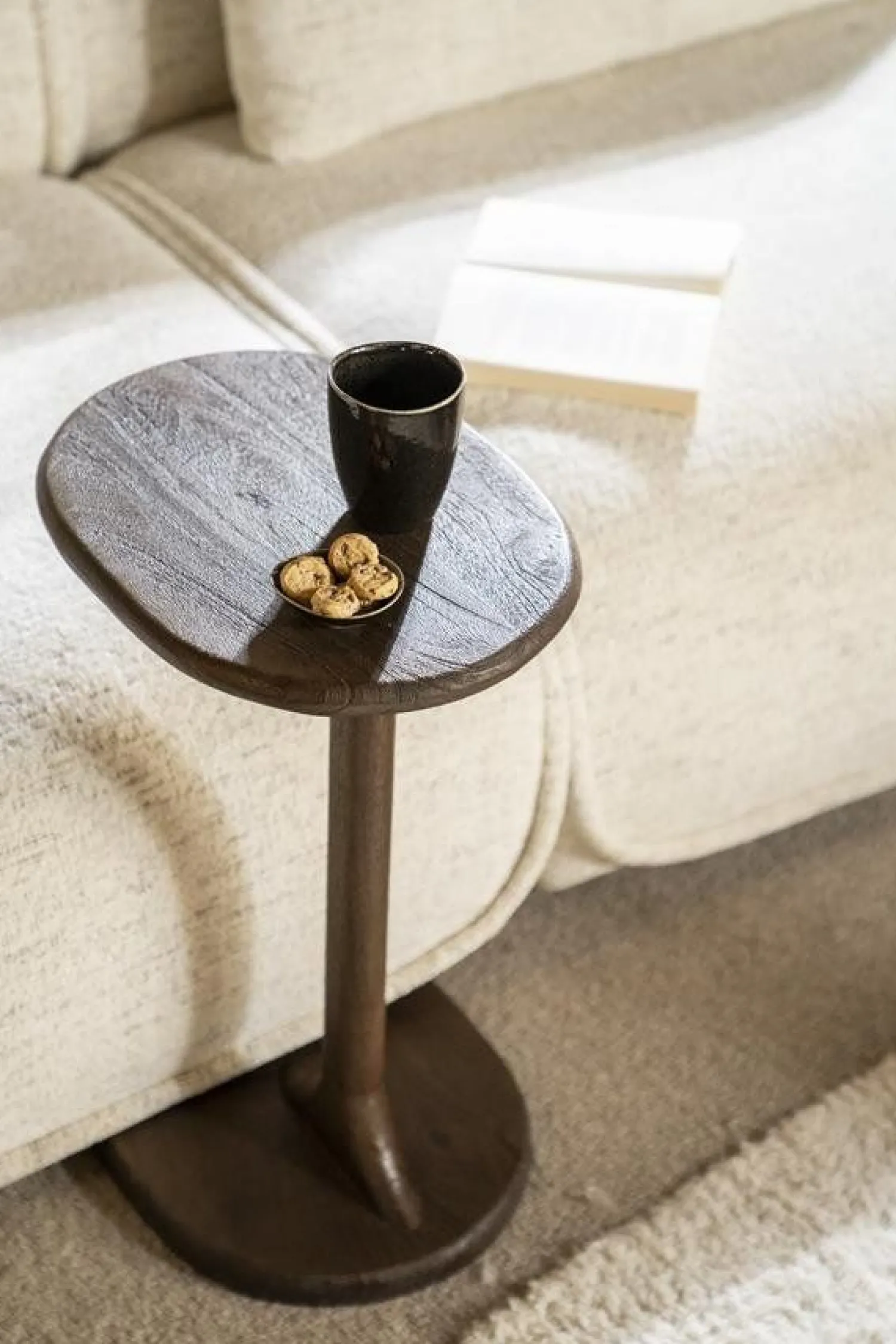 Houten Bijzettafels-By Boo Fenix Bijzettafel Sandblast