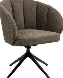 Eetkamerstoelen Met Armleuning-Eijerkamp Collectie Ferre Armstoel Bruin