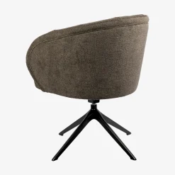 Eetkamerstoelen Met Armleuning-Eijerkamp Collectie Ferre Armstoel Bruin