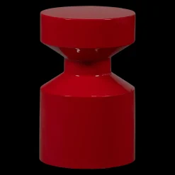 Ronde Bijzettafels-WOOOD Ferry Bijzettafel Rood