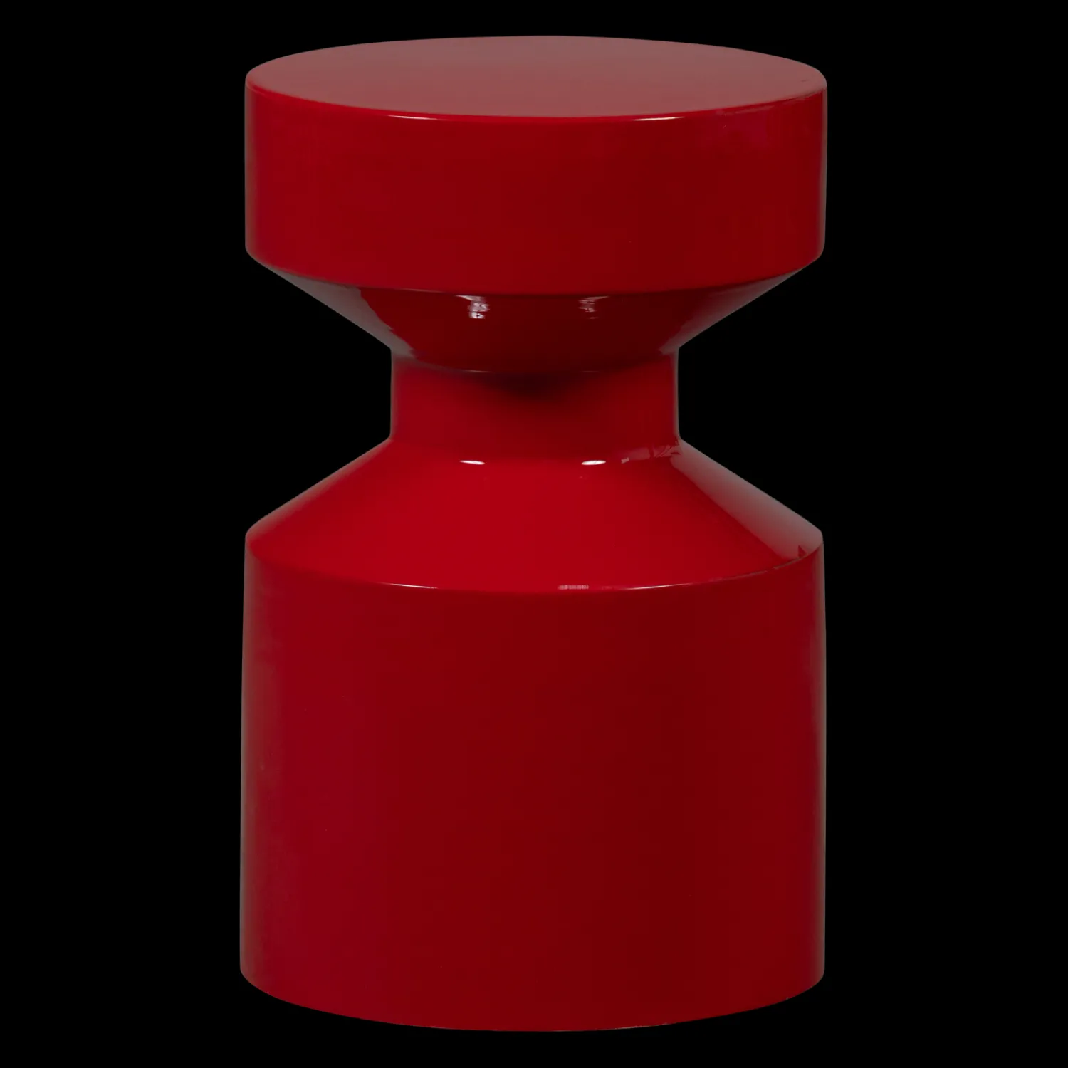 Ronde Bijzettafels-WOOOD Ferry Bijzettafel Rood