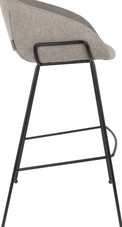 Stoffen Barkrukken|Barkrukken Met Armleuning-Zuiver Feston (set van 2) Barkruk Fab Grey