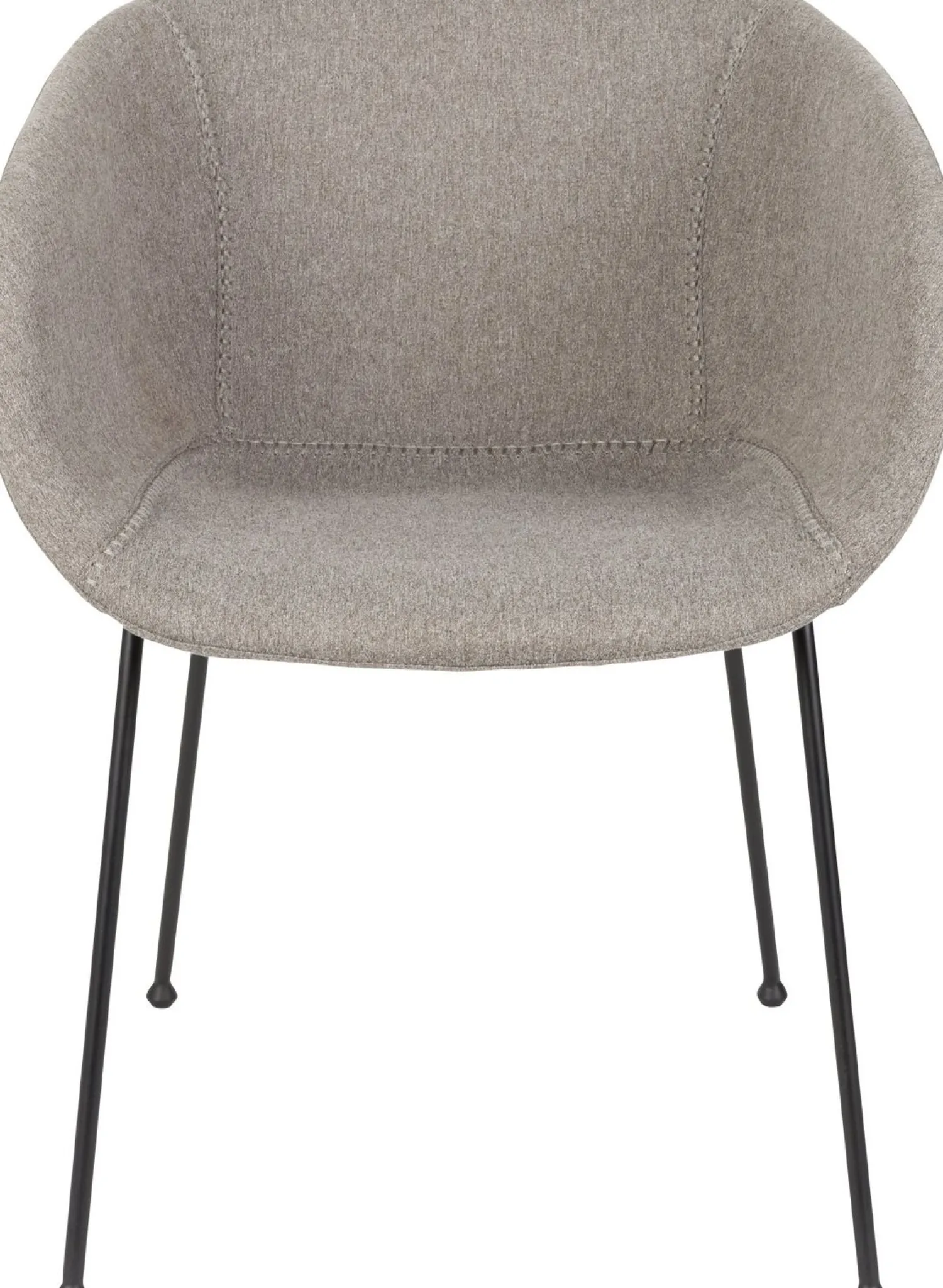Kuipstoelen|Eetkamerstoelen Met Armleuning-Zuiver Feston (set van 2) Eetkamerstoel Grey
