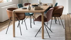 Kuipstoelen|Eetkamerstoelen Met Armleuning-Zuiver Feston (set van 2) Eetkamerstoel Brown